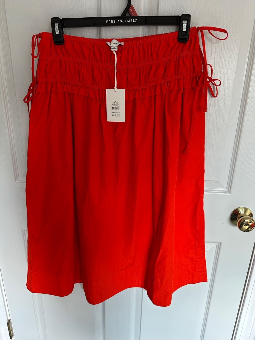 Bright Redish Orange Two-Piece Dress Set by Free Assembly - Picture 2 of 8